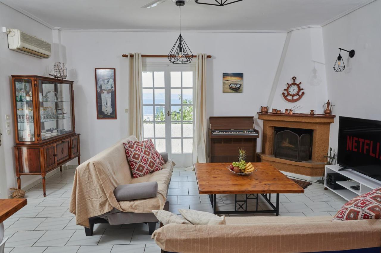 Villa 180° View To Sea à Vathí Extérieur photo