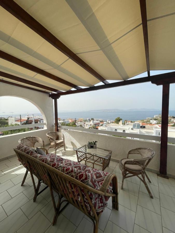 Villa 180° View To Sea à Vathí Extérieur photo