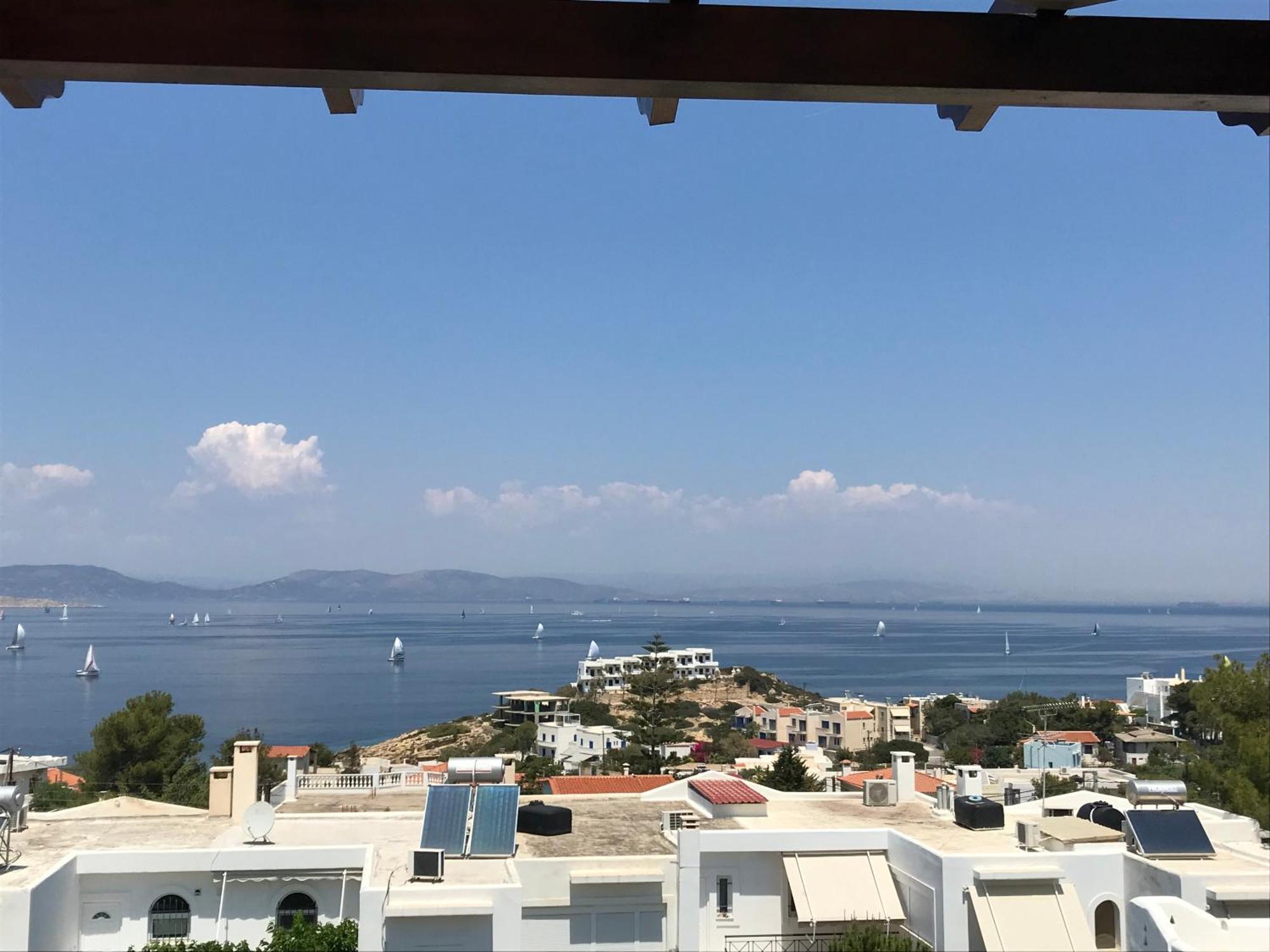 Villa 180° View To Sea à Vathí Extérieur photo