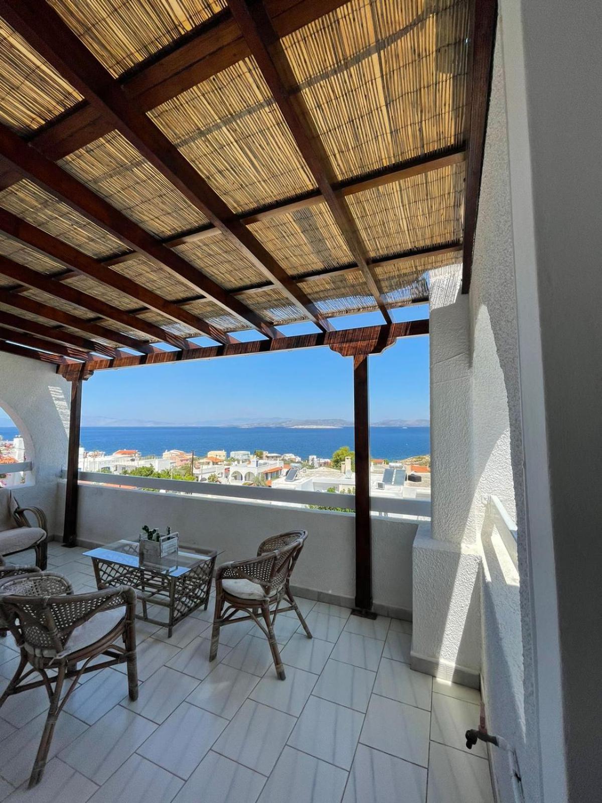 Villa 180° View To Sea à Vathí Extérieur photo