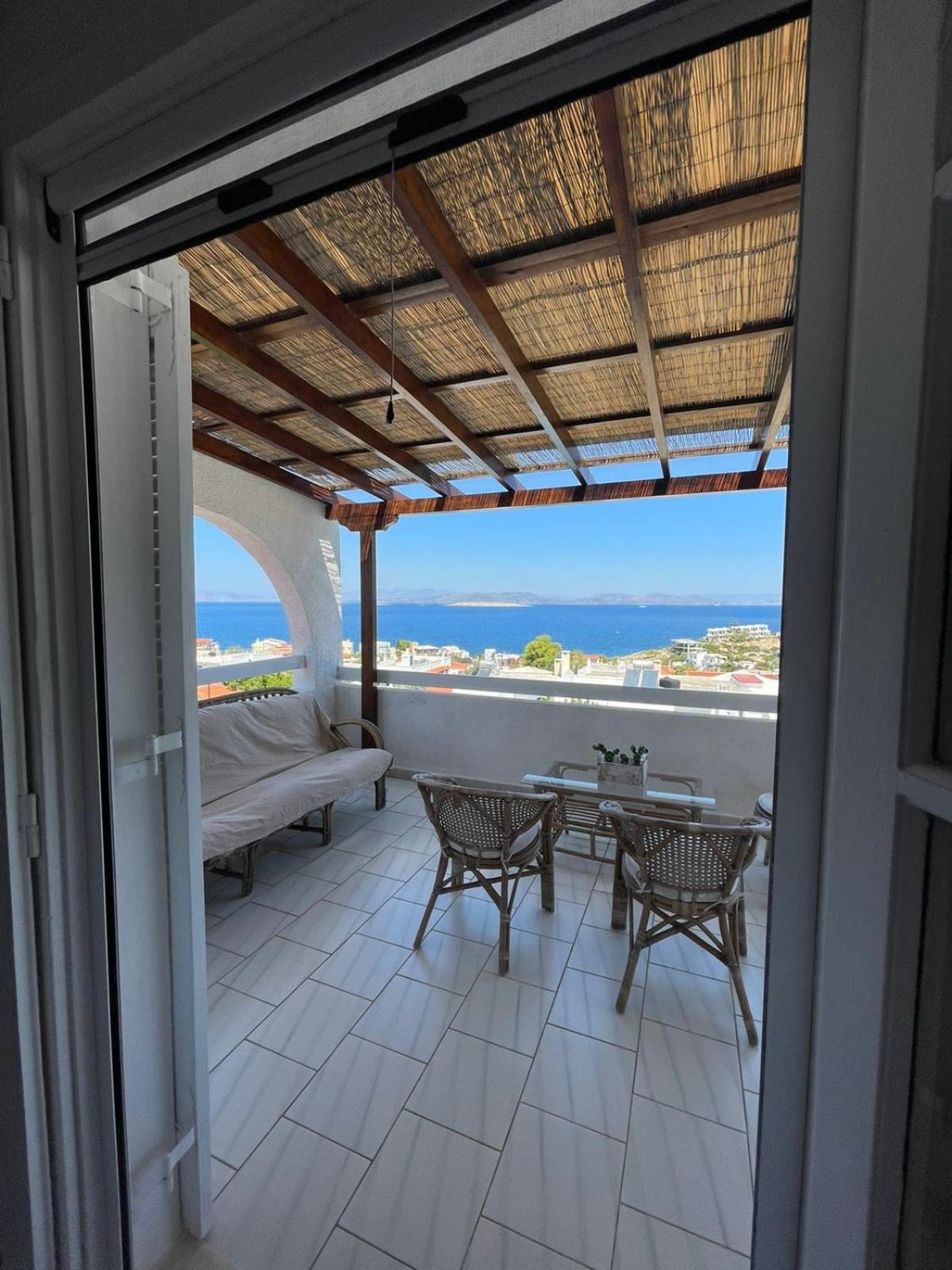 Villa 180° View To Sea à Vathí Extérieur photo